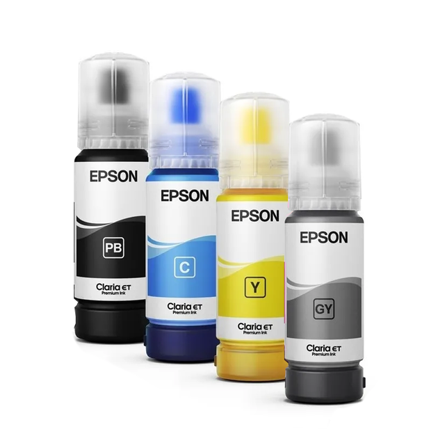 Epson Botella T555520-AL Gris Para L816 L8180