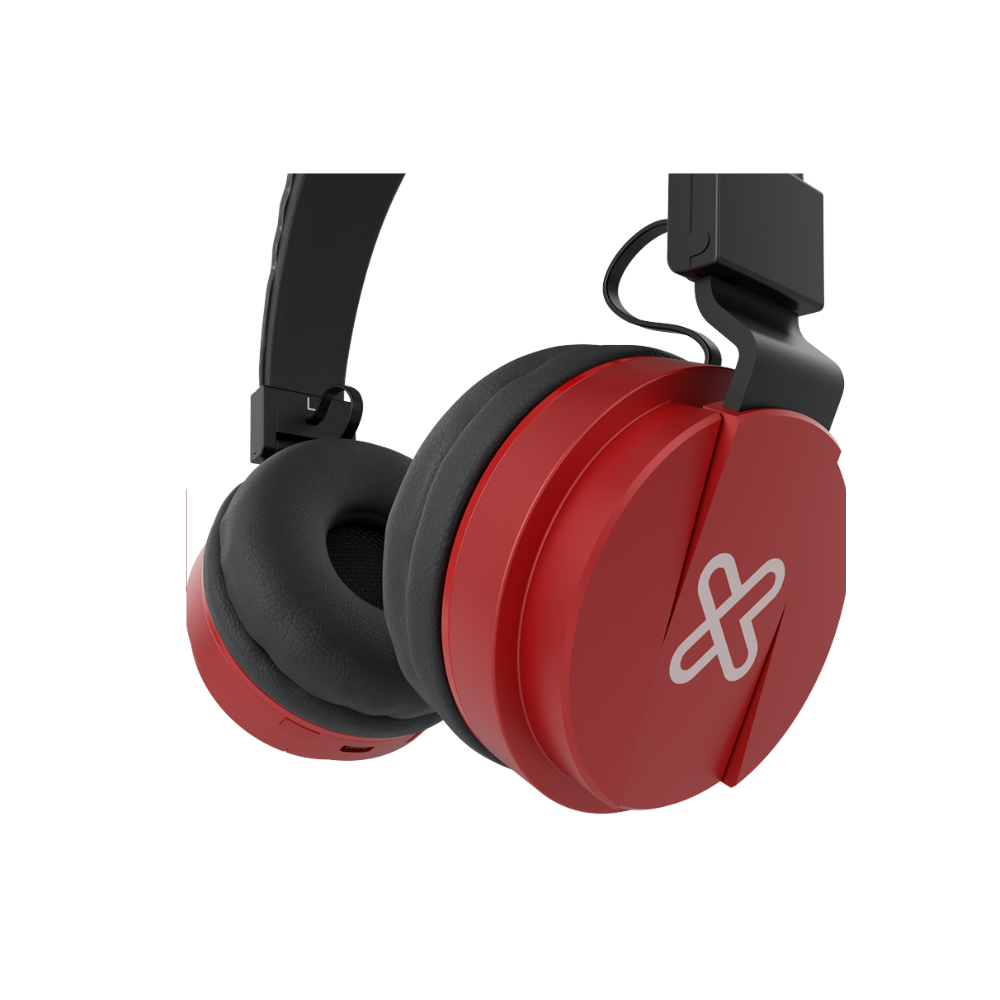 Auricular KlipXtreme Inalambrico Fury Pro Rojo Bluetooth