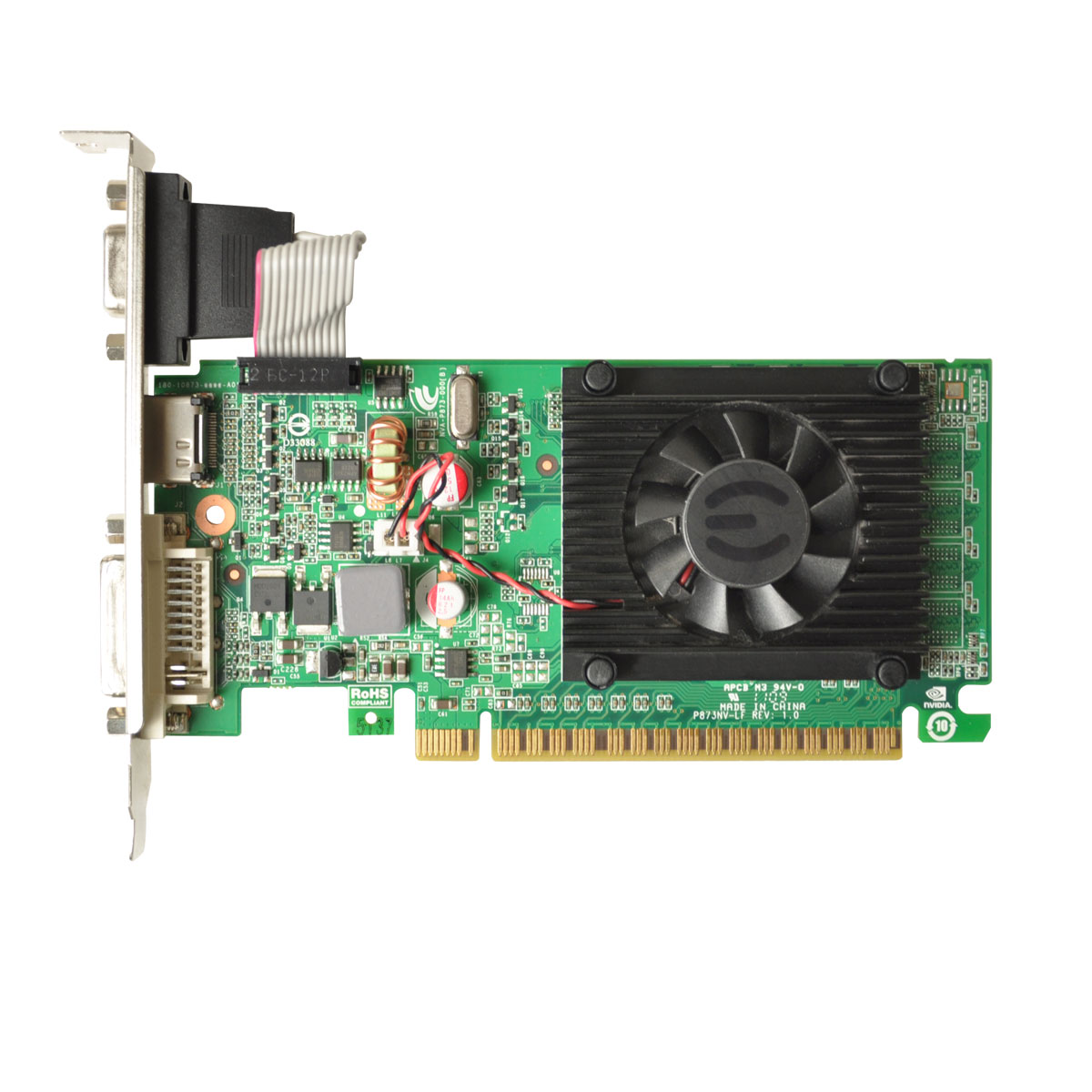 Placa De Video Evga Nvidia 210 DDR3 1Gb