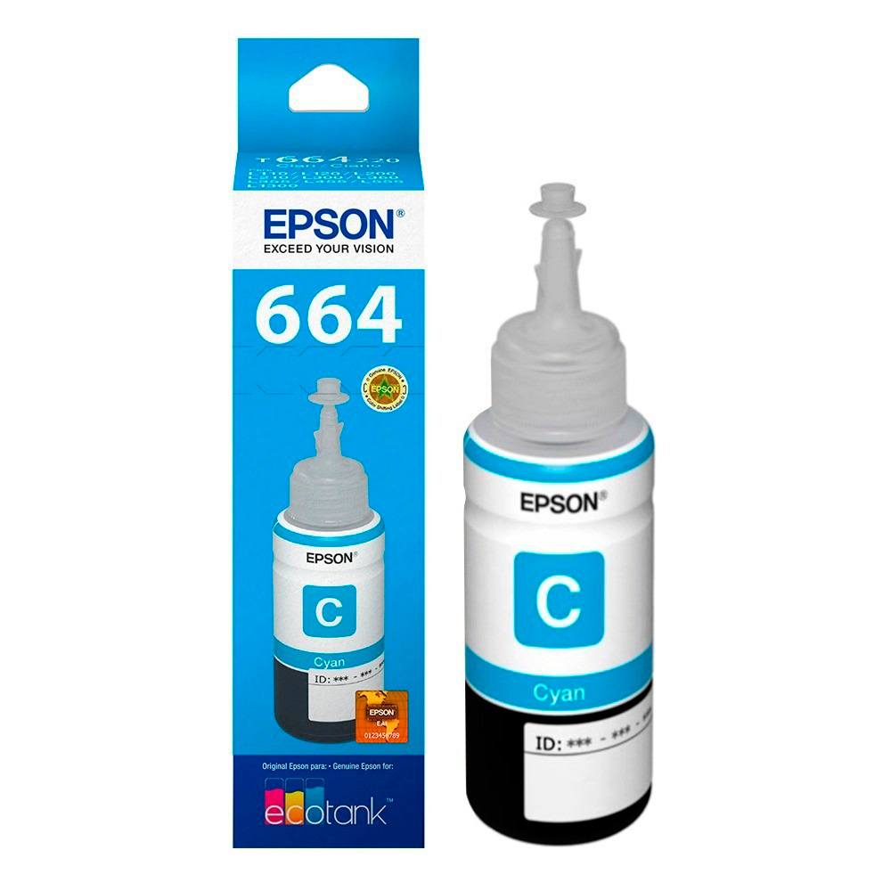 Tinta Para Sistema Continuo Epson Botella T664220 Cyan