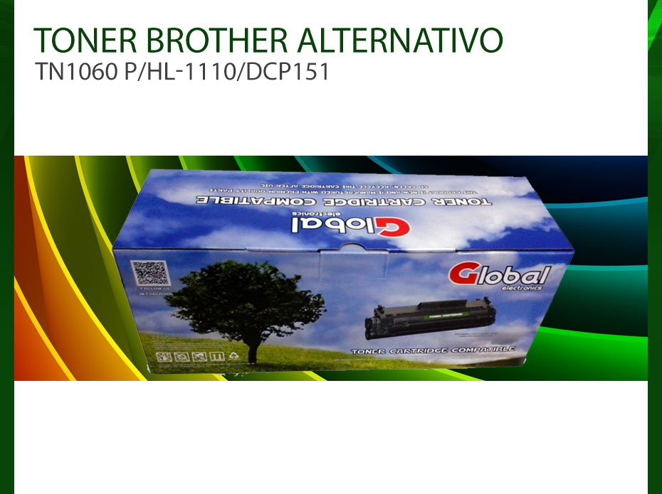 Toner Alternativo Brother TN1060 P/HL-1110/DCP151 1212 1200 1617