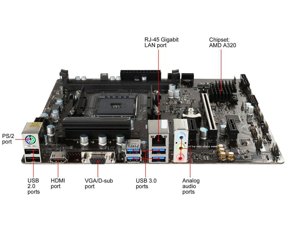 Motherboard Msi A320M Pro-VH Plus