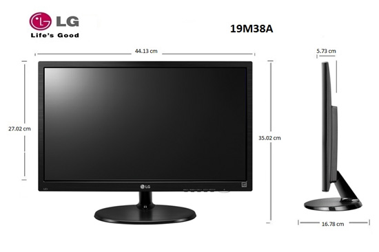 Monitor LG Led 19 19M38A-B