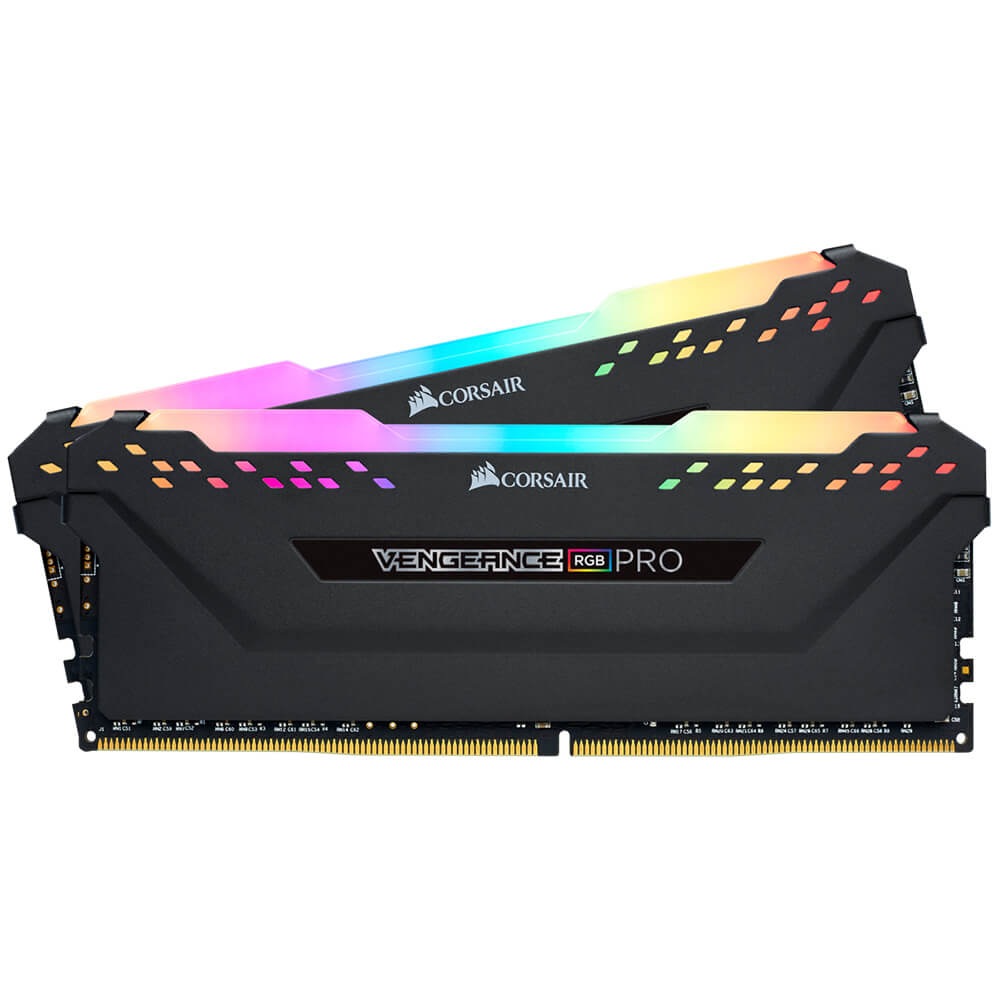 Memoria RAM DDR4 16Gb 3200Mhz Corsair VENGEANCE PRO RGB Black 2x8
