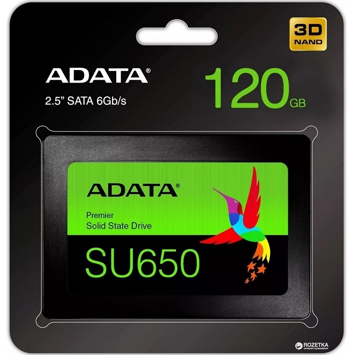 480GB AData SU650 de 2.5 Pulgadas Sata 6Gb/s Disco De Estado Sólido Ssd 3D NAND 