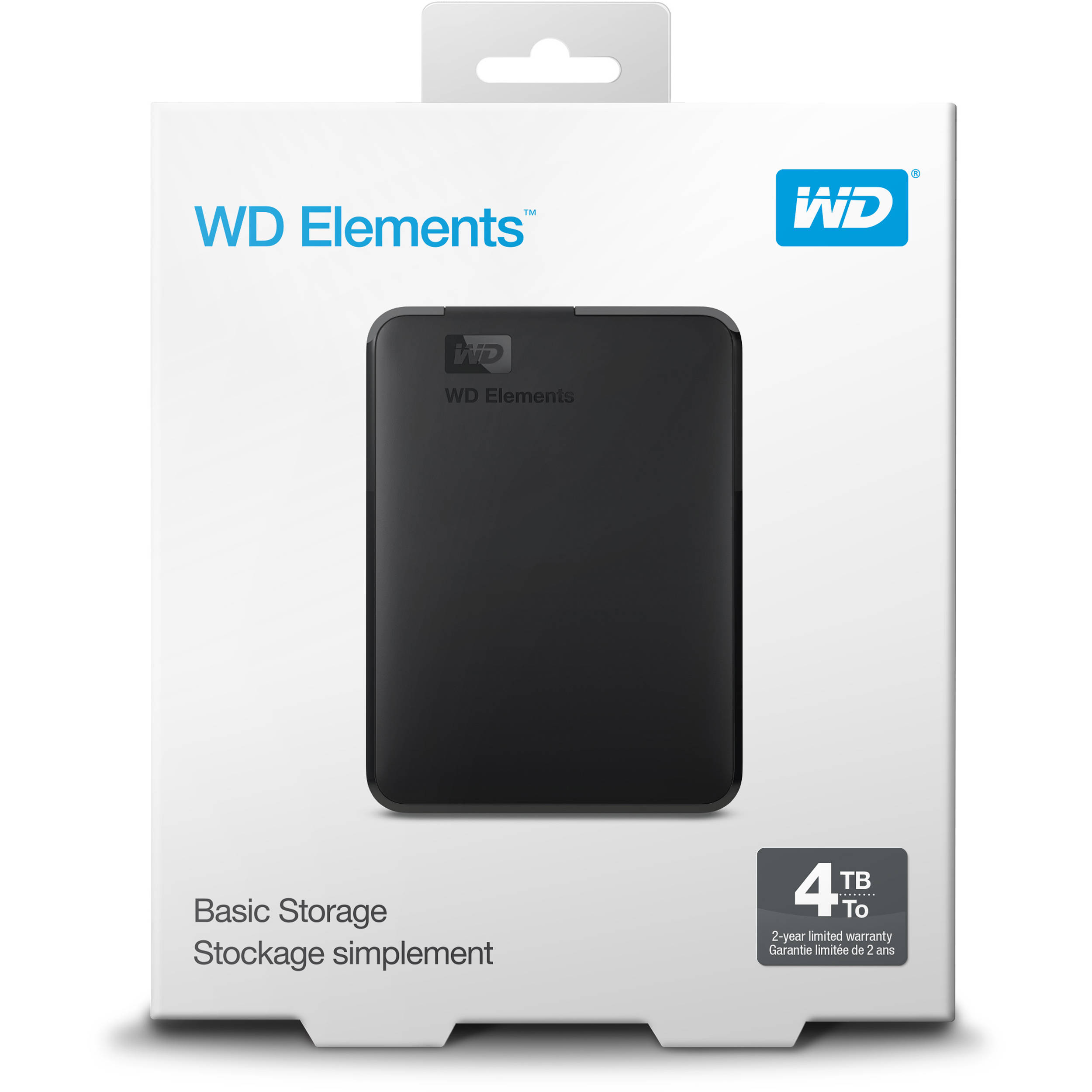 Disco Duro Externo Western Digital WD 4Tb Elements USB 3.0