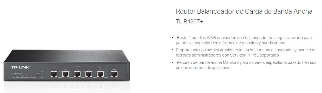 Router Tp-Link Tl-R480t Balanceador De Carga