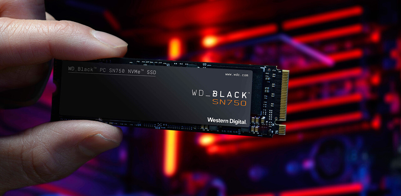 Disco Solido SSD 1Tb Western Digital WD M2 Nvme SN750 Black 3430MB/S