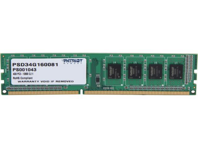 Memoria RAM 4Gb DDR3 1600Mhz Patriot