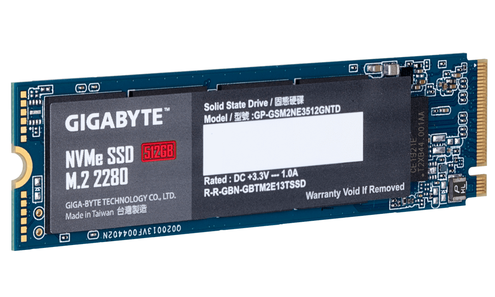 Disco Solido SSD 512GB Gigabyte M2 NVME 1700Mb/s