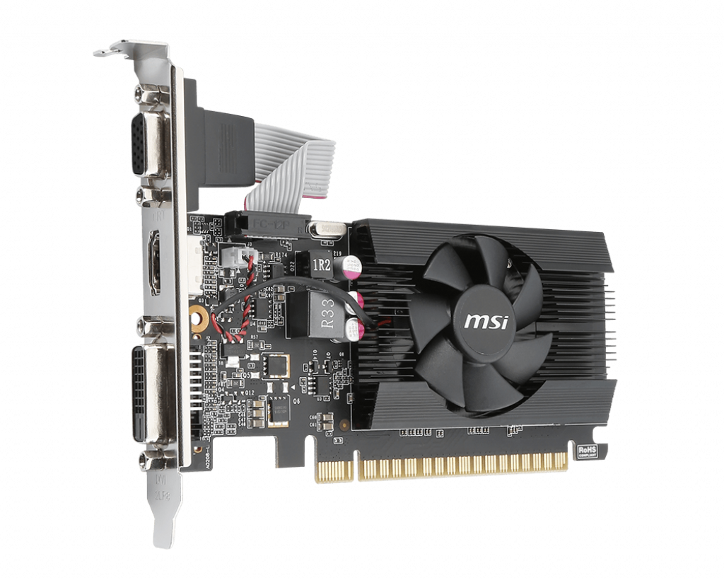 Placa De Video Msi Nvidia GeForce Gt710 2gb Ddr3