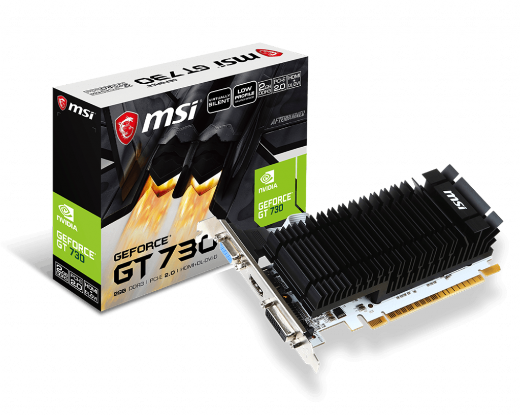 Placa de Video MSI Nvidia Geforce GT 730 2Gb DDR3