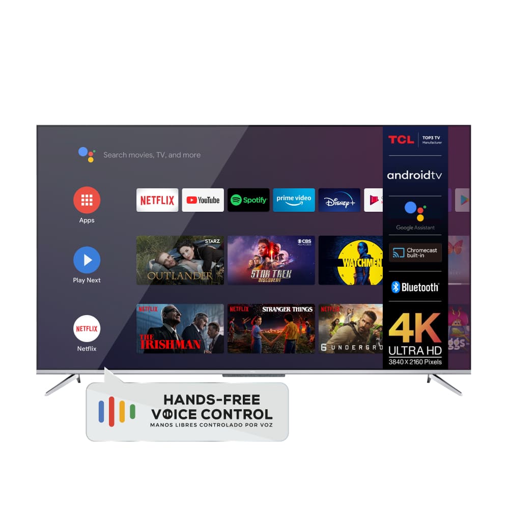 Smart TV LED 50 TCL L50P715-B Android TV HDR Chromecast Integrado