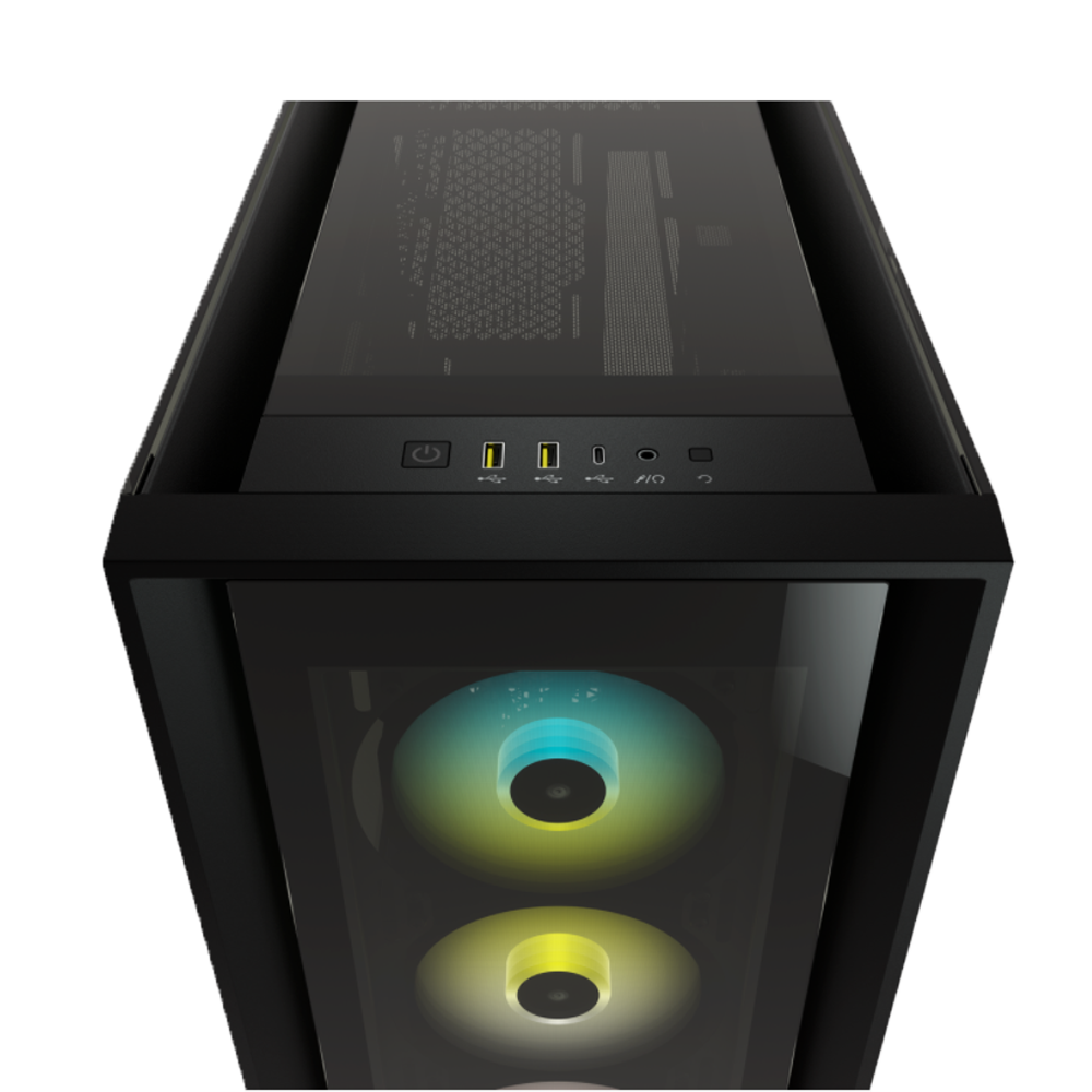 Gabinete Corsair Icue 5000X RGB TG Black