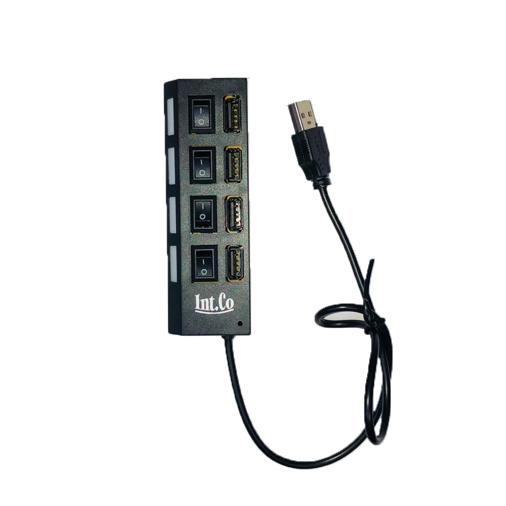 Hub USB 4 Puertos Con Interruptor 2.0 Generico