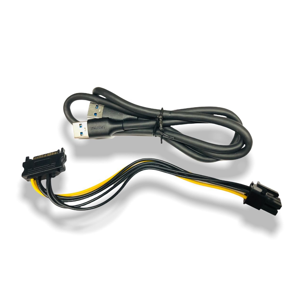 Cable Riser 80Cm V0011 Pro 6 Pines Molex Mineria
