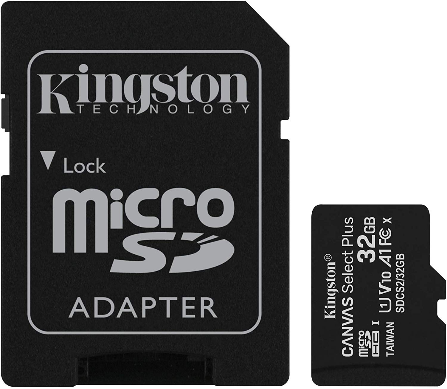 Micro SD Kingston C/Adapatador SD 32Gb Clase 10 Select Plus