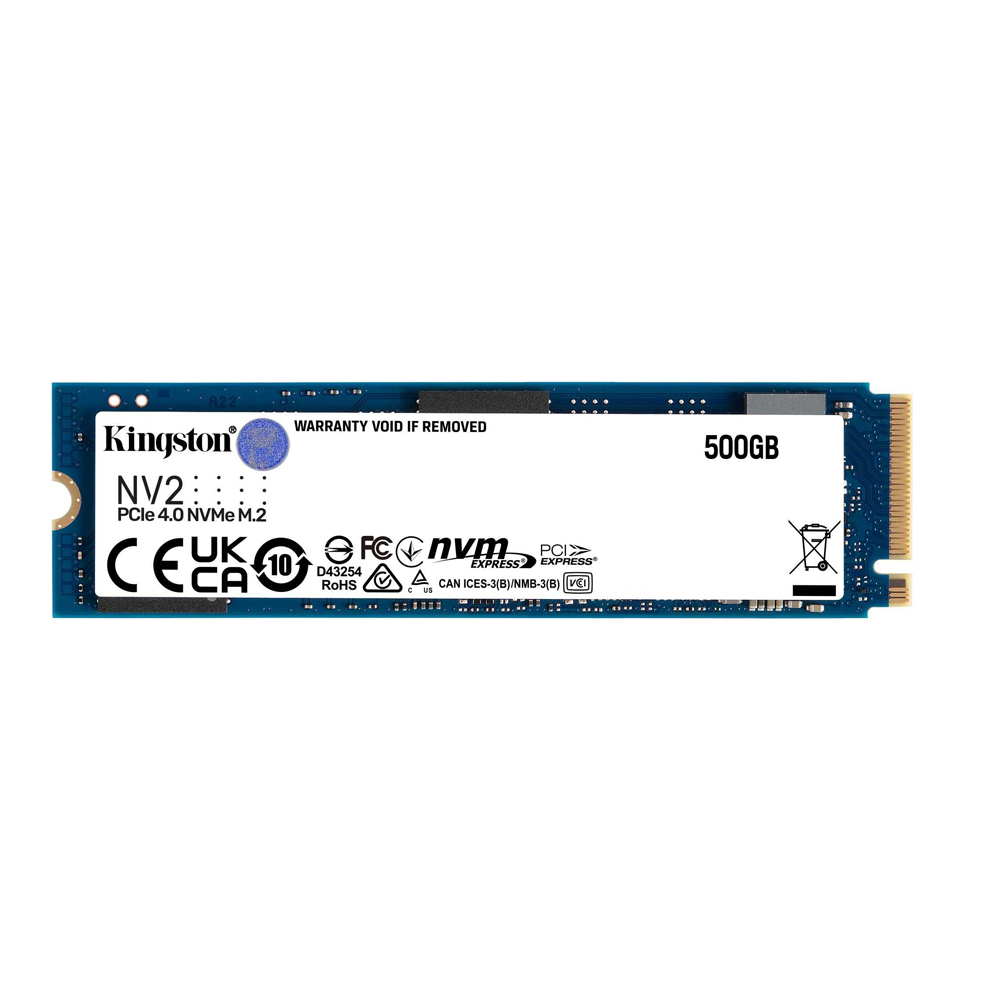 Disco Solido SSD Kingston 500Gb M.2 NVME 2280 NV2 2100Mb/s