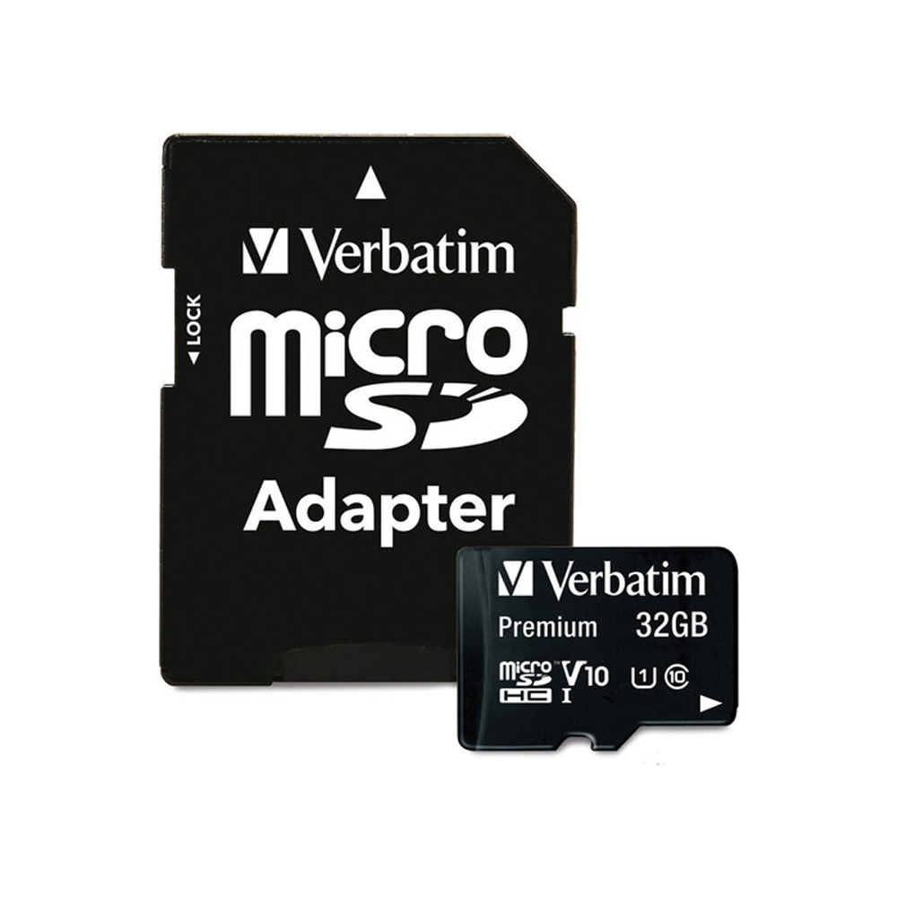Micro Sd Verbatim Con Adaptador Sd 32 Gb Clase 10