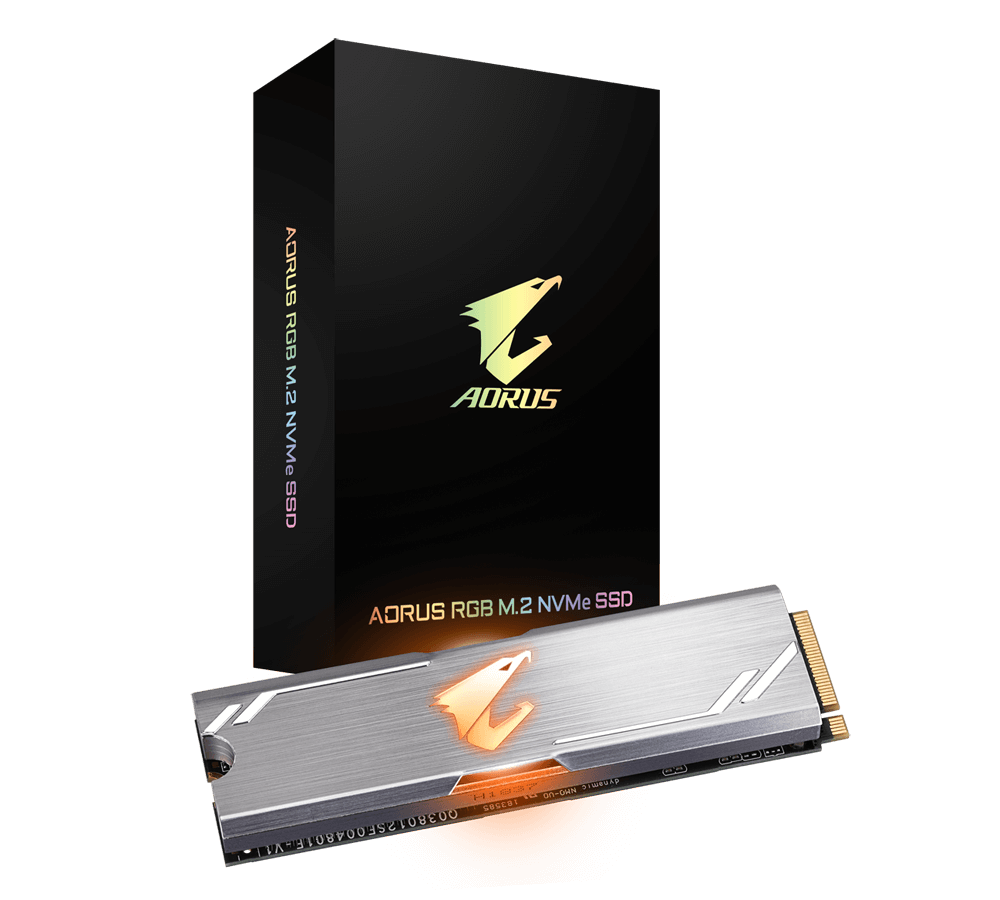 Disco Solido SSD Gigabyte 256Gb M2 NVME Aorus RGB