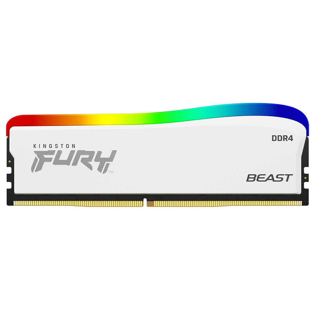 Memoria RAM Kingston Fury Beast 8Gb 3600Mhz White RGB