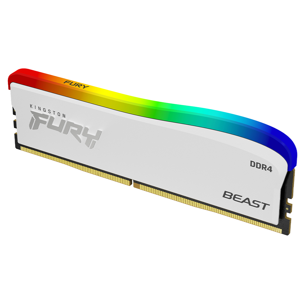Memoria RAM Kingston Fury Beast 16Gb 3200Mhz White RGB