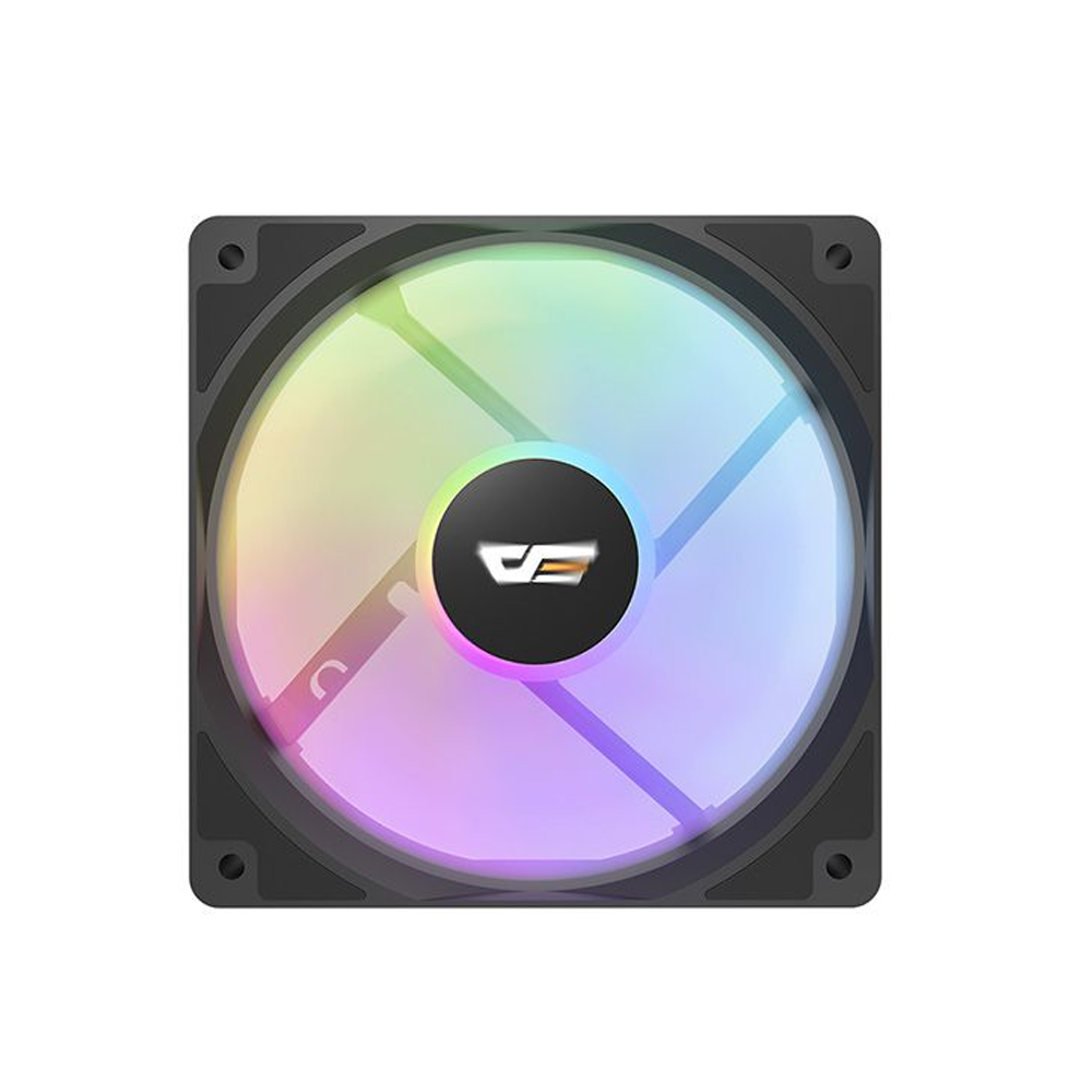 Fan Cooler Darkflash CL12 Rainbow Black Fixed RGB