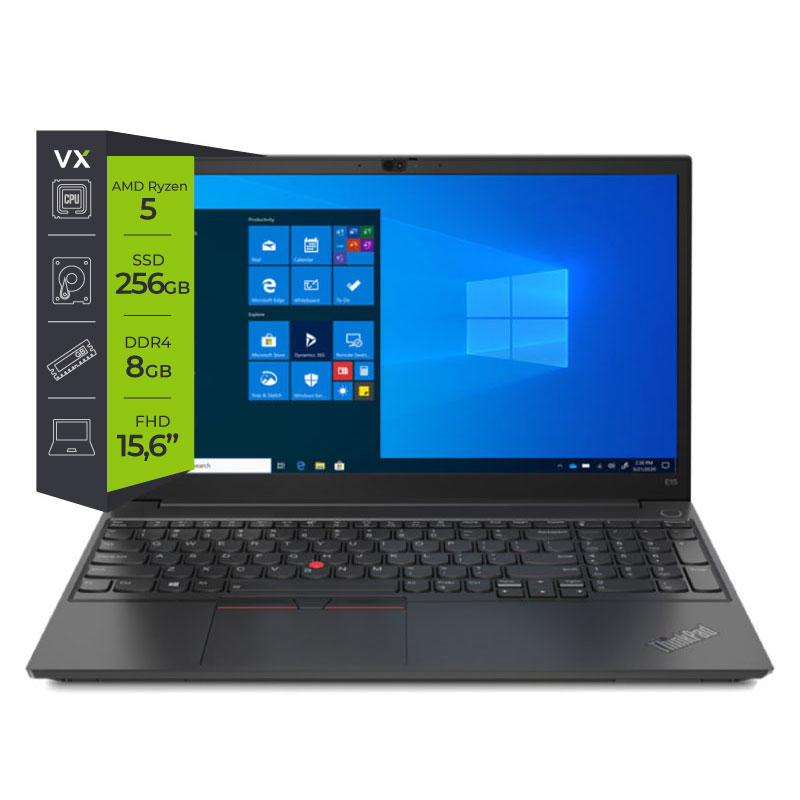 Notebook Lenovo Thinkpad E15 G3 Ryzen 5 5500U SSD 256Gb 8Gb 15.6 Free