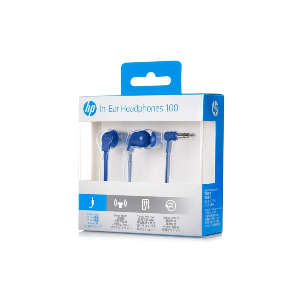 Auricular HP 100 IN-EAR Azul