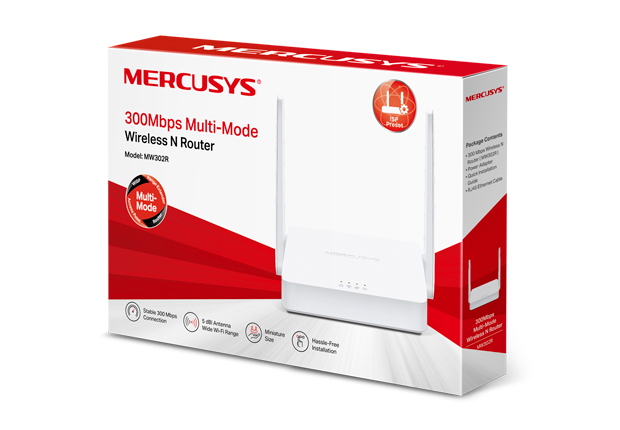 Router Mercusys MW302R Wifi 300 MBPS 2 ANT
