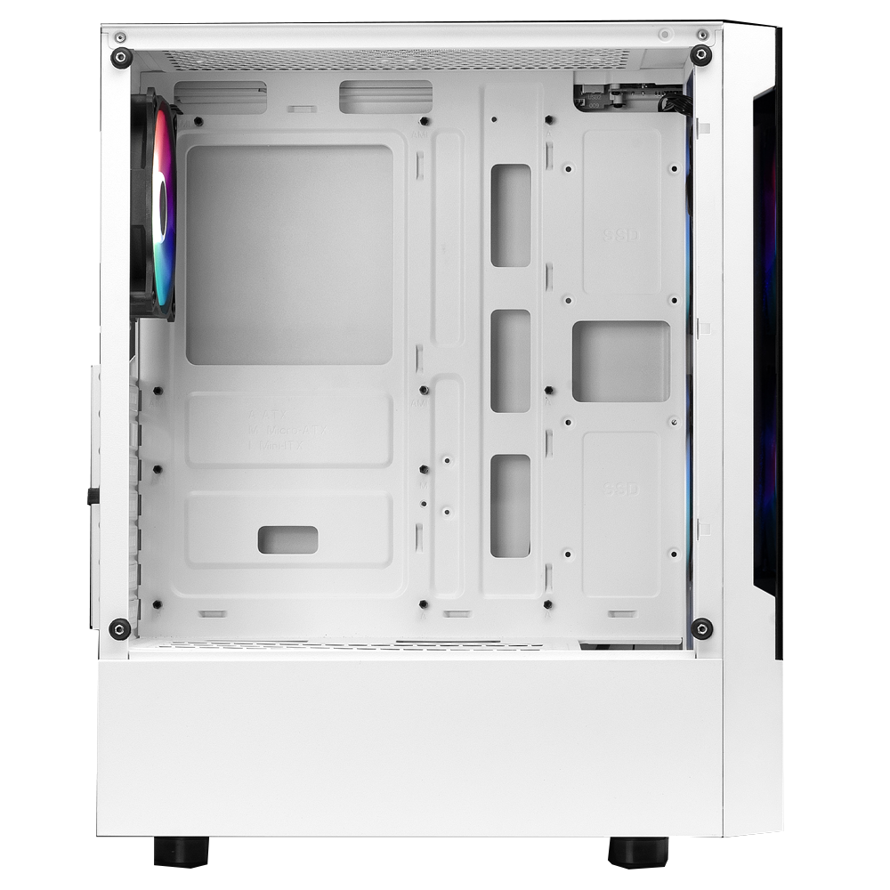 Gabinete Gamdias Talos E3 C/coolers X3 TG White
