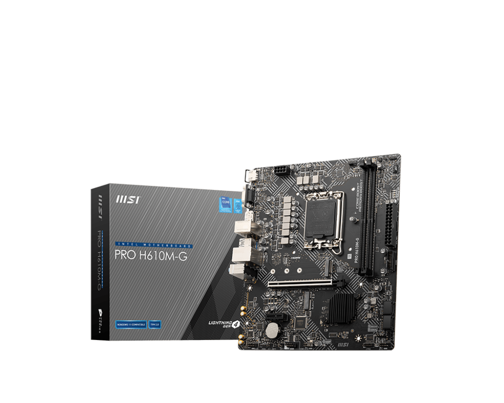 Motherboard MSI PRO H610M-G DDR5 LGA1700