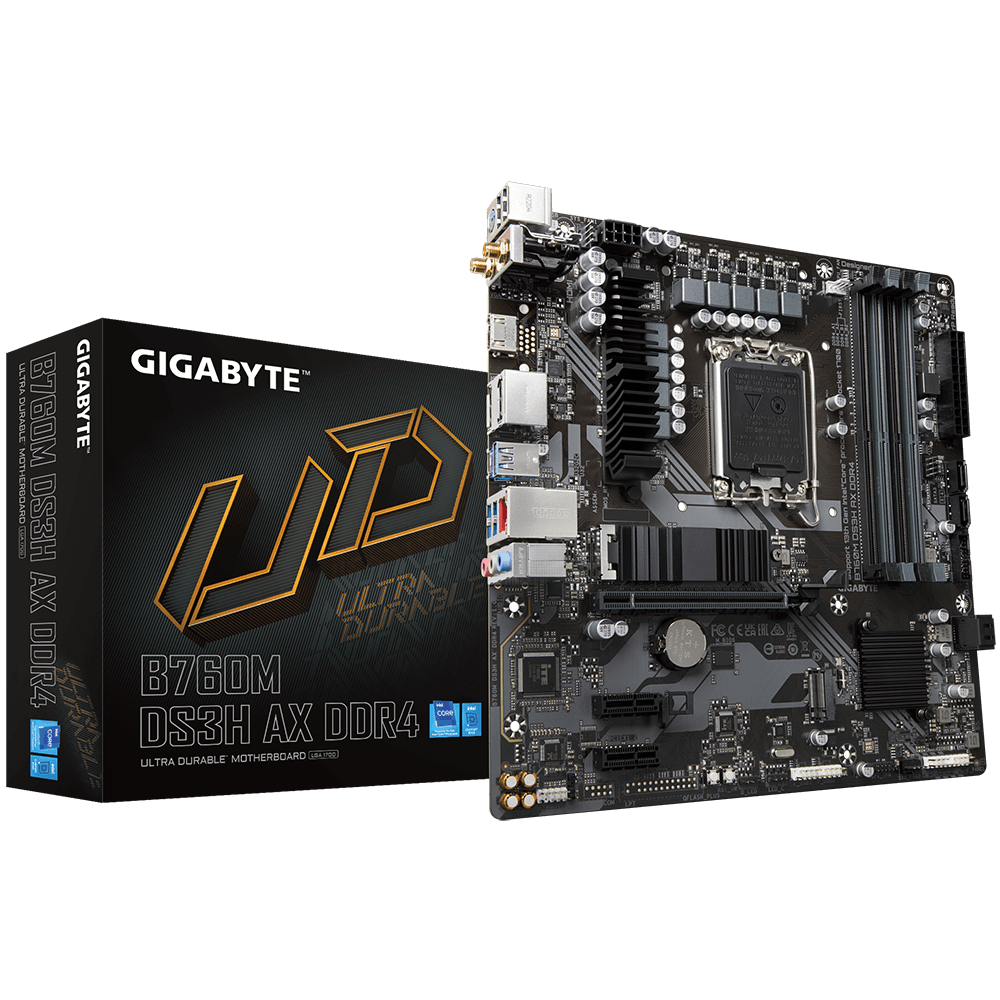 Motherboard Gigabyte B760M DS3H AX DDR4 S1700
