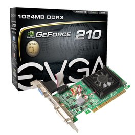 Placa De Video Evga Nvidia 210 DDR3 1Gb