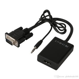 Conversor VGA a HDMI + Audio
