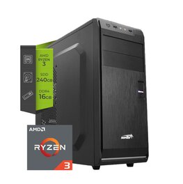Pc AMD Gamer Ryzen 3 Pro 4350G 16Gb SSD 240Gb (Simil 3400G )