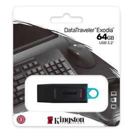 Pendrive 64Gb Kingston DTX Exodia USB 3.2