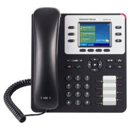 Telefono IP 3 Lineas PoE Gigabit Grandstream GXP2130