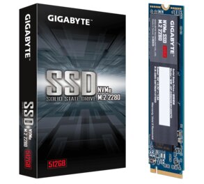 Disco De Estado Solido SSD 512GB Gigabyte M2 NVME 1700Mb/s