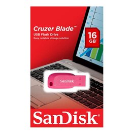 Pendrive 16Gb Sandisk Cruzer Blade Rosa USB 2.0