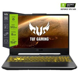 Notebook Asus TUF Gaming FX506LH i5 10300H 8Gb SSD512Gb GTX 1650 15.6 144hz Free