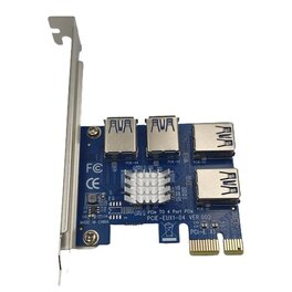 Placa PCI-E 1 a Usb 3.0 Mineria
