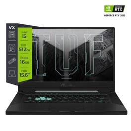 Notebook Asus TUF Gaming FX516PC i5 11300H 16Gb SSD 512Gb RTX 3050 15.6 Free
