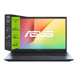 Notebook Asus Vivobook  M3500 Ryzen 7 5800H 16Gb SSD 512Gb 15.6 W11
