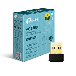 PLACA DE RED USB TP-LINK ARCHER T3U NANO AC1300 DUAL BAND MU...