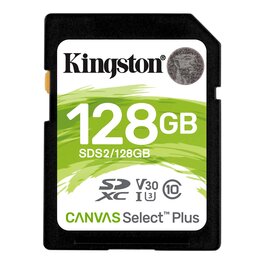 Memoria SD Kingston 128Gb Clase 10 Select Plus
