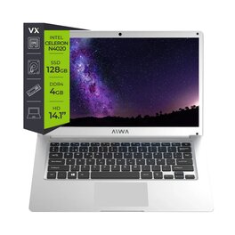 Notebook Aiwa Cloudbook CA141-C Intel N4020 4Gb 128Gb 14 w11 C/Funda