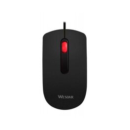 Mouse Wesdar X18 Black USB