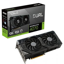 Placa De Video GPU Asus Nvidia Geforce RTX 4070 OC Dual Gaming 12GB